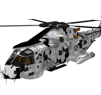 超精细直升机模型 Helicopter (27)